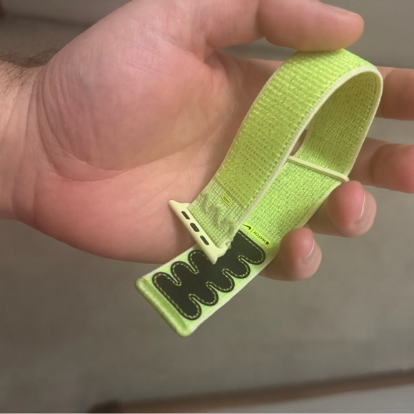 Nike Neon Green Apple Watch Band - Picture 5 of 5